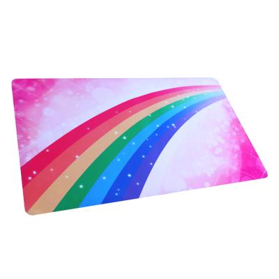 China NEW Magic MTG Custom Yugioh Playmat, RAINBOW PASSIONATE DESIGN playmat playmat for sale