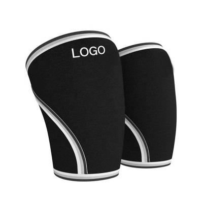 China Fitness Basketball Sport Knee Sleeve Support Neoprene Compression Retraining Knee Brace for Weightlifting and Breathable Elbow Protector Knee Pads for sale