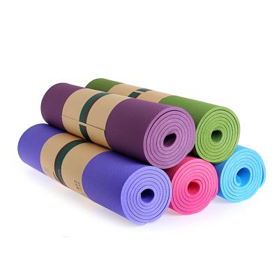 China 100% Non-Slip Natural Rubber Band 8mm Tiny4k Teen Yoga Non-Slip Small Mat Yoga Roll for sale