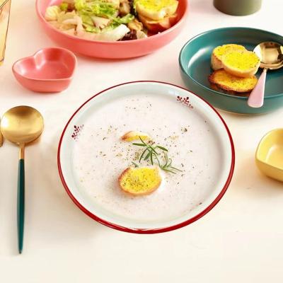 China Sustainable Porcelain Cereal Bowls Ceramic Serving Bowls Customized Porcelain Ceramic Bowls for sale