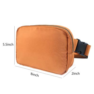 China Custom Waterproof Bum Bag Women Nylon Fanny Pack Sports Men Water Proof Waist Bag for sale