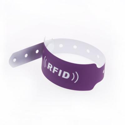 China Waterproof / Eco - Friendly Rfid Smart Wristband Waterproof Disposable Paper RFID Wristband for sale