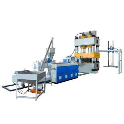 China Profile Pet Bottles Recycle Polyester Staple Fiber Making Machine / Plastic Cup Recycling Equipment for sale