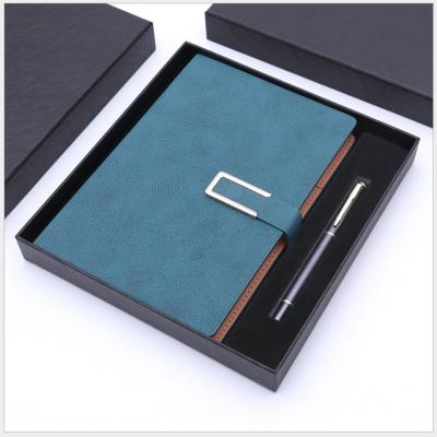 China New Wholesale Luxury Best Quality Promotional Gifts Gadjet Customs Value Pen PU Notebook Gift Set For Office And School for sale