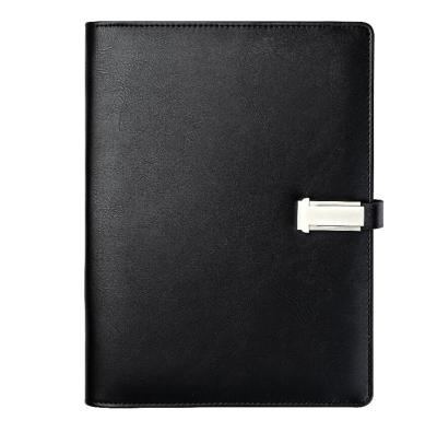 China Agriculture 2022 New Year Gift 8000mah Power Bank Notebook With USB Flash Drive Custom PU Leather Powerbank Diary for sale