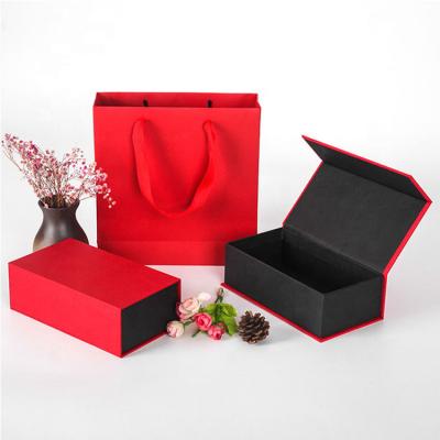 China Other Gift 2 Marble Compartments Open Box Customized With Ribbon Closure Paper Box Packaging Box for sale