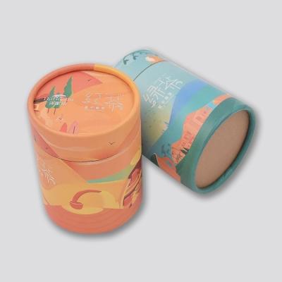 China Recycled Materials Paper Tube Cardboard Honey Jar Packaging Box Kraft Paper Box Honey Jar Bottle Gift Packaging for sale