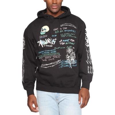 China Breathable Mens Custom All Over Print 100 Percent Cotton Hoodie Sweatshirts for sale