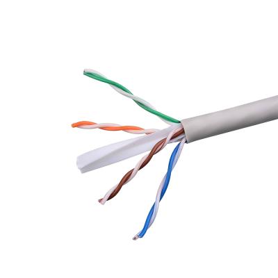 China High quality pure copper networking cable utp cca cat6 cat5e 4 pairs for sale