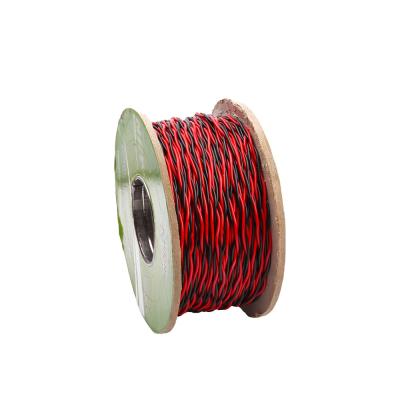 China Heating 450/750v PVC Twisted Electrical Wire 2x0.75mm Square RVS Twisted Cable for sale