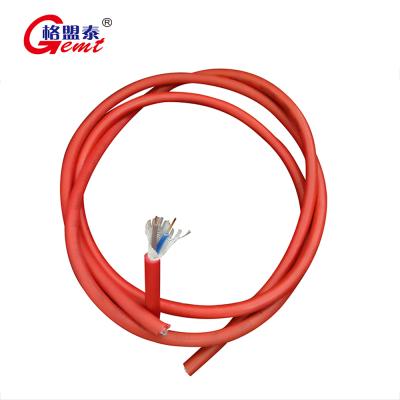 China Flame Retardant Flexible Silicone Rubber Fire Alarm Cable Silicone Rubber Heater Cable for sale