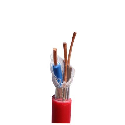 China LSHO/LSOH/LSZH BVV Low Fire Resistant Pure Copper Fire Resistant Cable Smoke Fire Proof Cable With Aluminum Foil Armor for sale