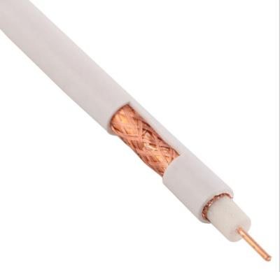 China High quality telecommunication copper RG6/SG59 copper litz wire CCS coax coaxial cable for sale