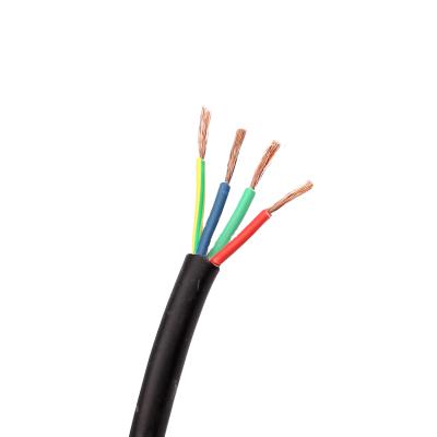 China Electrical Heating Cable Wire 3 Core 1mm Flexible Copper Cable RVV4 Core 3 Core Cable for sale