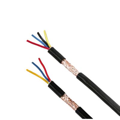 China 300V RVVP Multi Heating Core Shielded Cable And Wire 2 Core Twisted Pair Flexible Shielded Copper Cable for sale