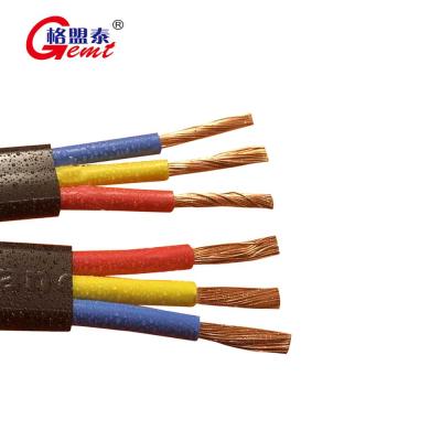 China Marine Flat Rubber Submersible 3/0,1/0,2,4,6,8,10,12,14AWG Cable for sale