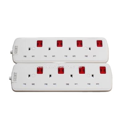 China Convenient SASO/GCC 3 Way/4Way/5 Way Saudi Arabia Power Strips UK Standard 13Amp Plug for sale