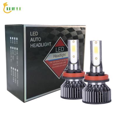 China Aluminum + PC factory exclusive model led headlights H11 high bright LED h11 headlight 2400lm 15w car lighting system for sale