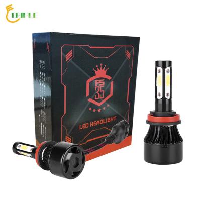 China Hot Selling Aluminum+pc White Color LED Car Headlight 6500k 2400lm Light Led Car Bulb for sale