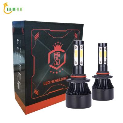 China Aluminum+pc X7 LED Headlight 9005 2400LM 18/24w 6500K LED Car Headlight Bulbs for sale