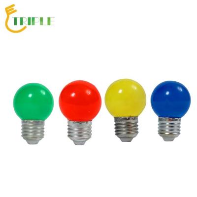 China Chinese KTV Holiday Decorations High Brightness Holiday Lighting Colorful Plastic Led Bulb Light for sale