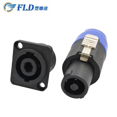 China Automotive Audio And Application Gender And Video FLD Speakon Connector Cable Male 4 Poles for sale