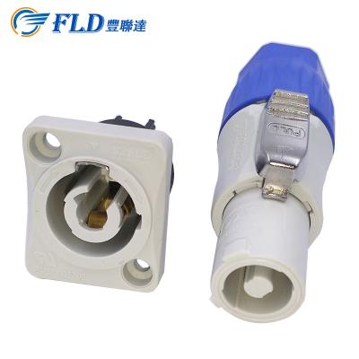 China FCONNR IP65 PowerCON Power Out of Gray Connector for sale