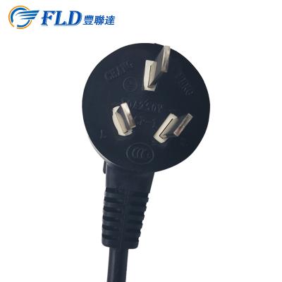 China High Security Chinese Standard Electric Plug 3 Core DC Power Cable 16A/10A 250V In Stock for sale