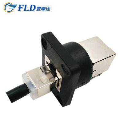 China China Manufacturer RJ45 Automotive Signal Plug 90 Degree Angle IP44 Connector for sale