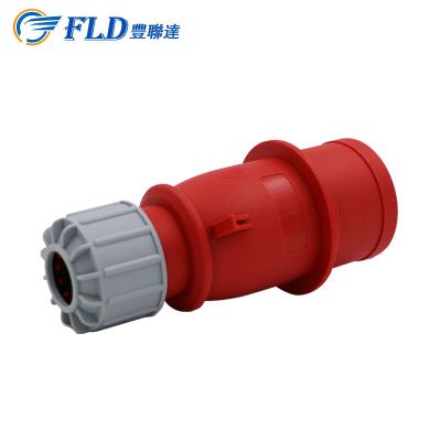 China Waterproof Power 5Pin 400V 63A IP67 Female And Male Power Connector for sale