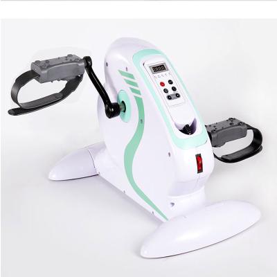 China Mini Exercise Fitness Bike Home Use Foot Pedal Legs Cycle Under Desk Elliptical Step Machine Trainer Cross Pedal Exercise Bike for Elderly for sale