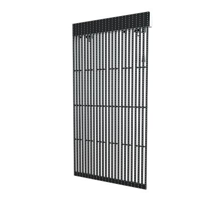 China Outdoor led display high transparency and high brightness led mesh screen led grill screen display for sale