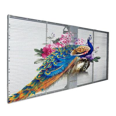 China Full Color Indoor Outdoor Transparent Glass LED Display Panels Led Display Screen for sale