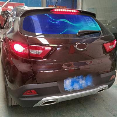 China Trade custom car window led display for bus taxi led car rear window digital display for sale