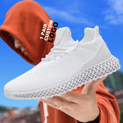 China Fashion trend custom logo cheap shoes dropshipping supplier products shopify agent 2021 mesh fashion sneakers sports shoes for men for sale