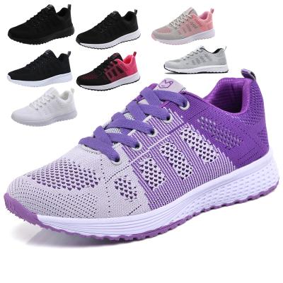 China 2021 Fashion Summer Women's Trainers Women's Sneakers Breathable Black Women's Running Shoes Sports Shoes Trend Sport Training for sale