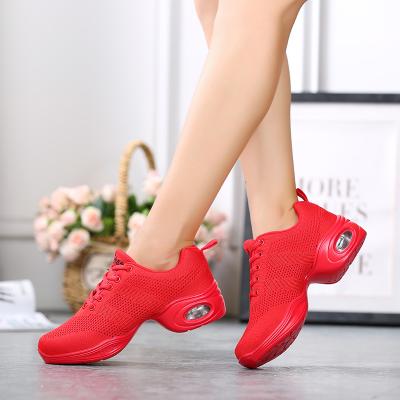 China Breathable Ladies Hip Hop Dance Shoes For Lady Modern Dancing Woman Practice Jazz Dance Shoes Mesh Ventilation Women Sports Shoes Sneakers for sale