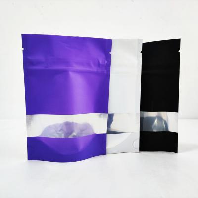 China Recyclable Custom Food Grade Stand Up Transparent Clear Plastic Zip Lock Food Bag Packaging for sale