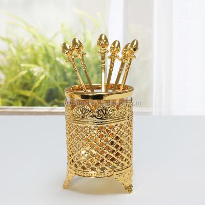 China Sustainable Favor Box Champagne Bottle Candy Container Wedding Decor Favors Gold Mini Trays Arabic Sugar Bowl Metal With Lid Muslim Ramadan for sale