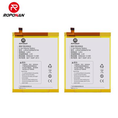 China Mobile Phone Battery High Capacity Li3934T44P8h876744 Battery For ZTE Grand X Max2 Z988 ZMAX PRO Mobile Phone Z981 Battery for sale