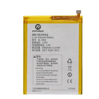 China Cell Phone China Manufacture Li-ion Polymer Rechargeable Battery BL-39KX 4000mAh 3.85V For Infinix X624 for sale