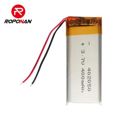 China MP3/MP4 player battery lithium Ion Rechargeable 3.7v 402050 battery 400mah for electric batteries for sale