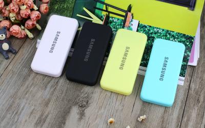 China Super Slim Rubber Oil Casing Mobile Power Bank 6000mAh Samsung Battery Power Bank 5V 2A for sale