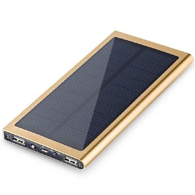 China High Quality 8000mAh Polymer Lithium Battery Solar Charger Waterproof power bank for Mobile phone for sale