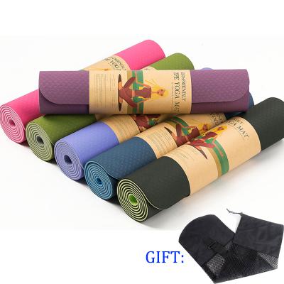 China Eco friendly band cheap pilates mat yoga bag printed non slip organic band yoga mats for sale