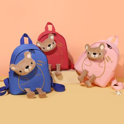 China Wholesale Children's Backpack Cute Bear Baby Toy Animal Backpack Waterproof Cartoon Kindergarten Toy Gift Backpack Schoolbag for sale