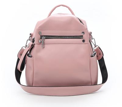 China Anti-theft Backpack Purse for Women Fashion Designer Travel Large Ladies Leather Shoulder Bags, PU Backpack for sale