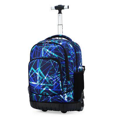 China Wholesale New Design Waterproof Trolley School Backpack, Trolley Backpack With Wheels for sale