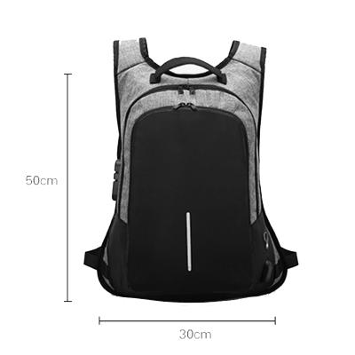 China 2021 Custom Anti Theft USB Men's Rucksack Backpack Notebook Bags Business Laptop Charging Backpack for sale