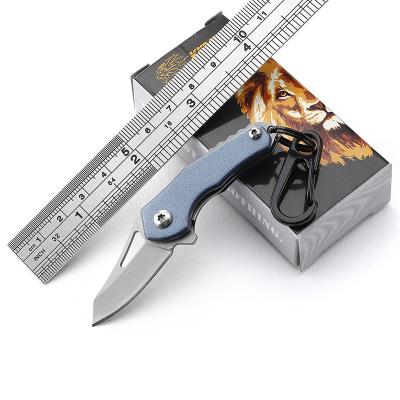 China 3Cr13+G10 Non-variable Fold Outdoor Pocket Mini Knife Portable Foldable Camping Main Knife For Gift for sale